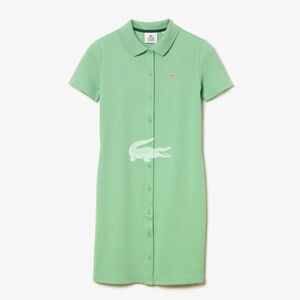 green emerald velvet dress Buy Lacoste Women's Fitted Cotton Pique Polo Dress (EF16825HX) Green at  Amazon.in